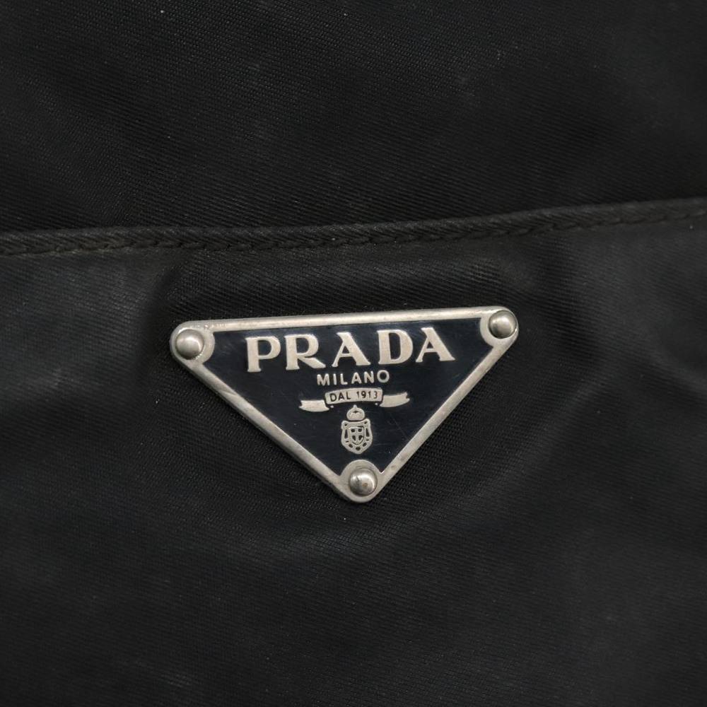 PRADA Hand Bag Nylon Black Auth 112089 - Picture 15 of 16